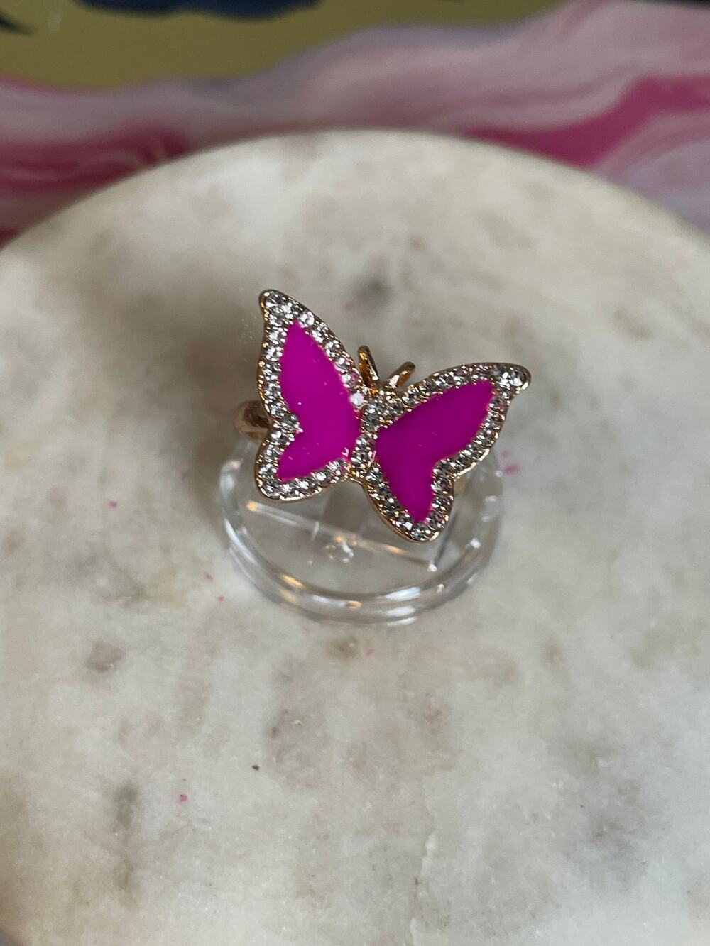 New fashion ring gold tone cz - 8
